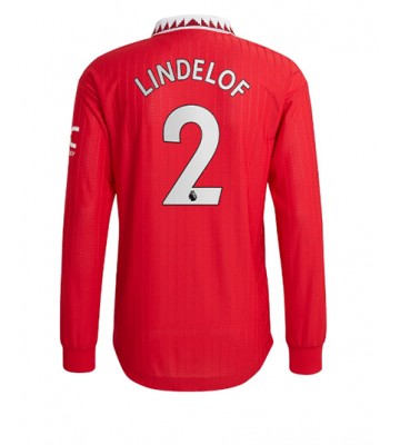 Manchester United Victor Lindelof #2 Hjemmedrakt 2022-23 Langermet